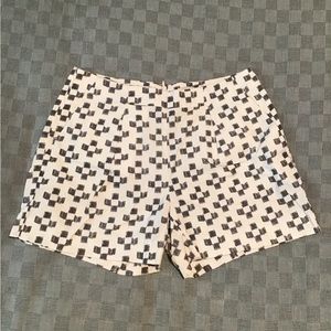 Madewell Printed Cross Hatch Deck Shorts Size 0